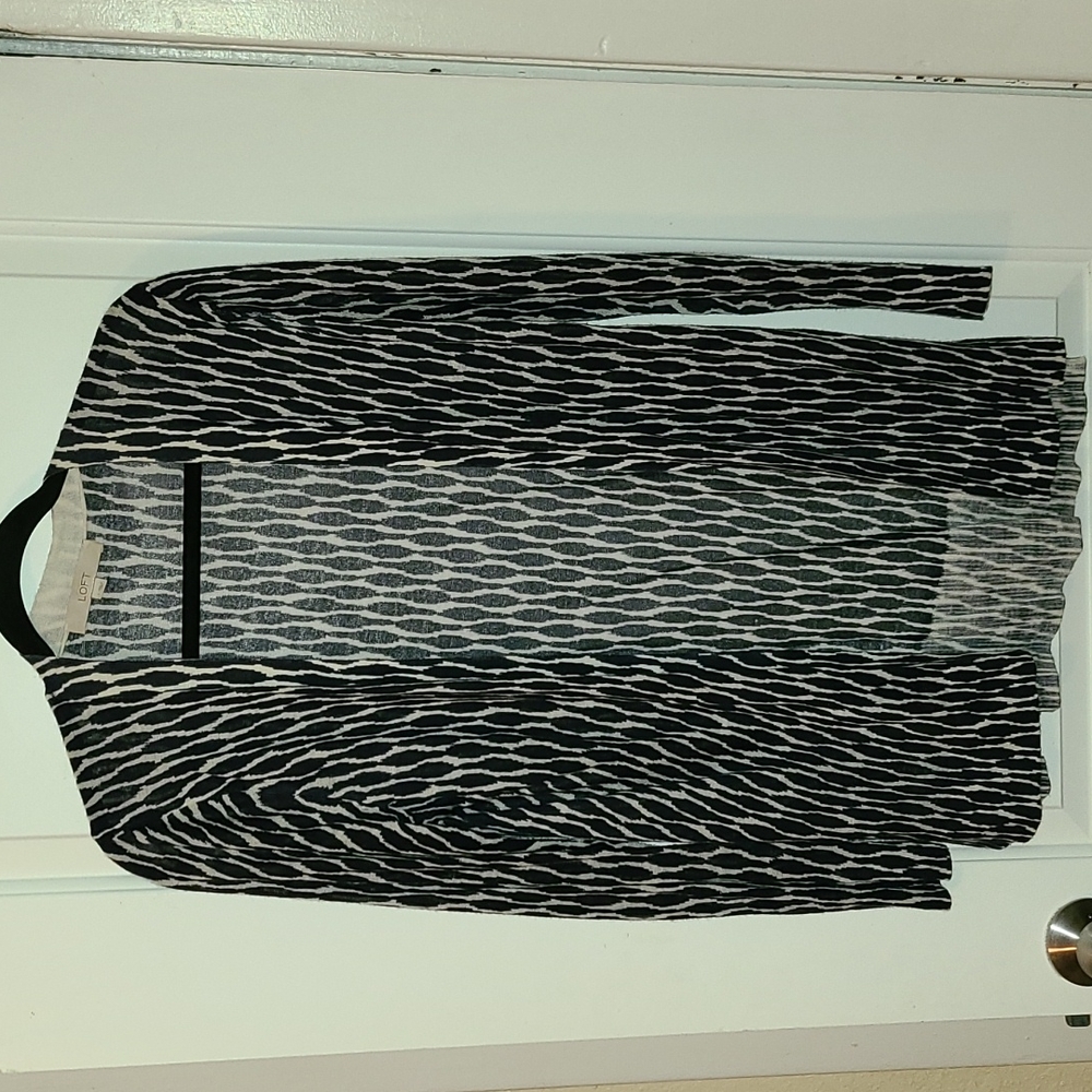 LOFT Dark Navy Light Weight Cardigan